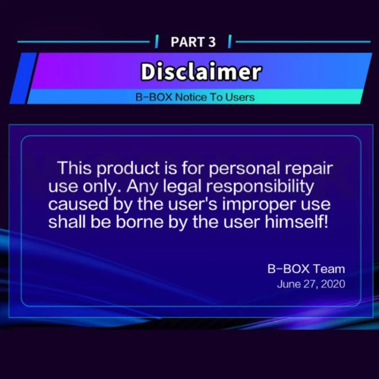 B-BOX Hard Disk Reading Writing Change SN Programming with 1.3 inch Screen for iPhone 7-11