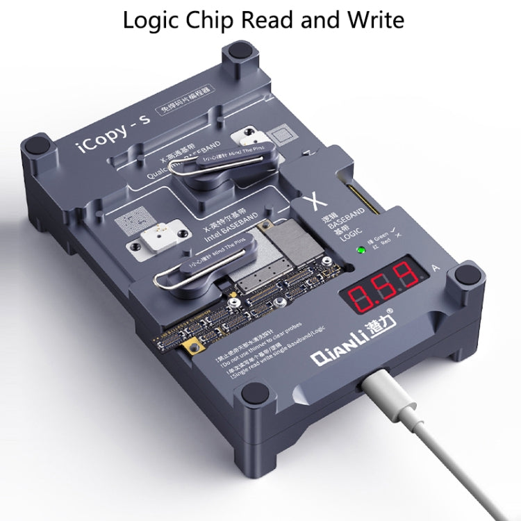 Qianli iCopy-S Double Sided Chip Test Stand 4 in1 Logic Baseband EEPROM Chip Non-removal For iPhone 6 / 6 Plus / 6S / 6S Plus