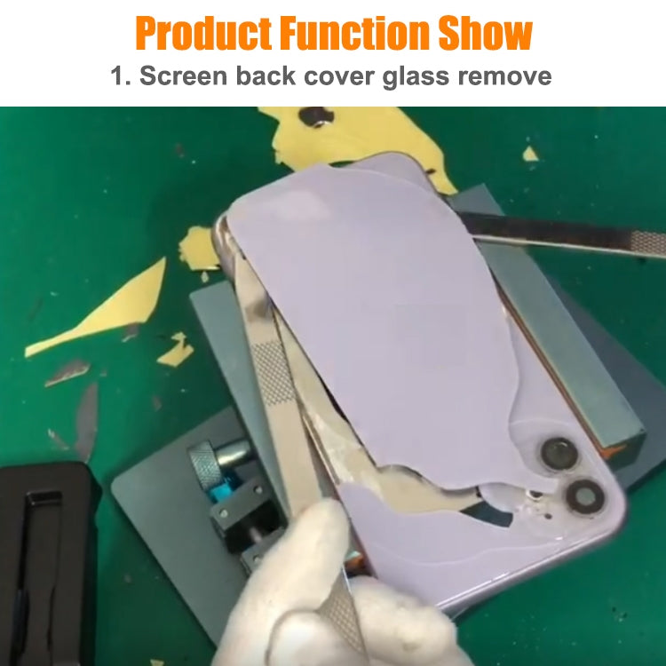 XHZC-125 360 Degrees Rotating Multifunction PCB Fixture Mainboard Repair Holder + 4 in 1 Metal Crowbar Set