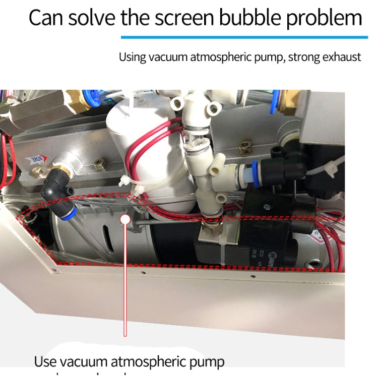 TBK TBK508A 14 inch Curved Screen LCD Screen Vacuum Separation OCA Laminating and Debubble Machine with 4 Moulds