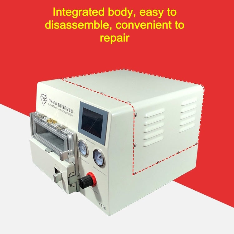 TBK TBK508A 14 inch Curved Screen LCD Screen Vacuum Separation OCA Laminating and Debubble Machine with 4 Moulds