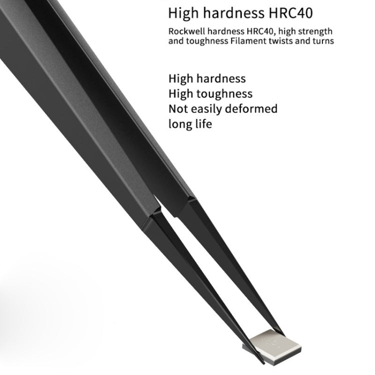 Qianli iNeezy FK-04 Stainless Steel Extra-sharp Thickened Tweezers Pointed Tweezers