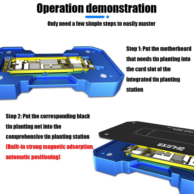 AIXUN FT06 Pro 6 in 1 PCB Printing Reballing Platform For iPX-iP11 Pro Max