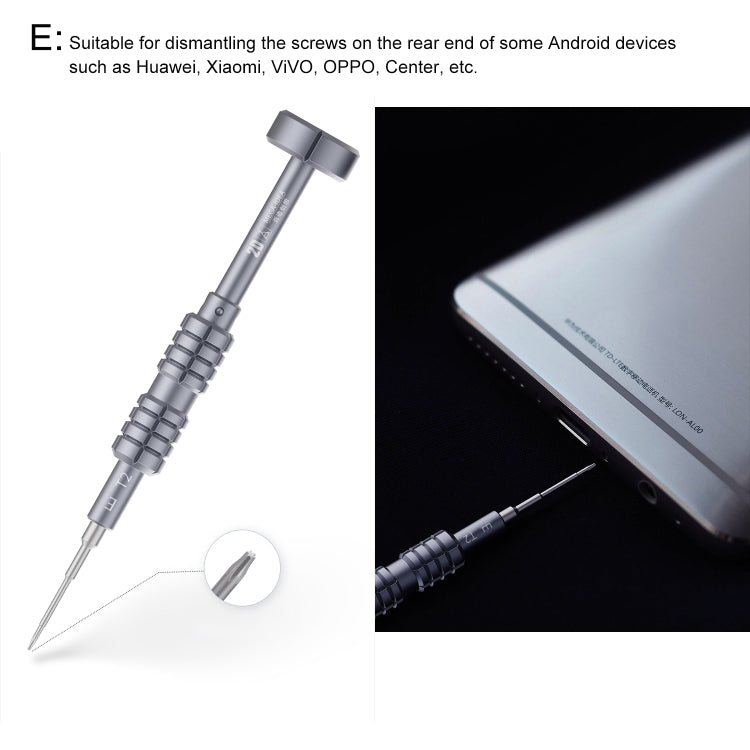 QIANLI 5 in 1 Multi-purpose 2D Grenade Magnetic Screwdriver Set