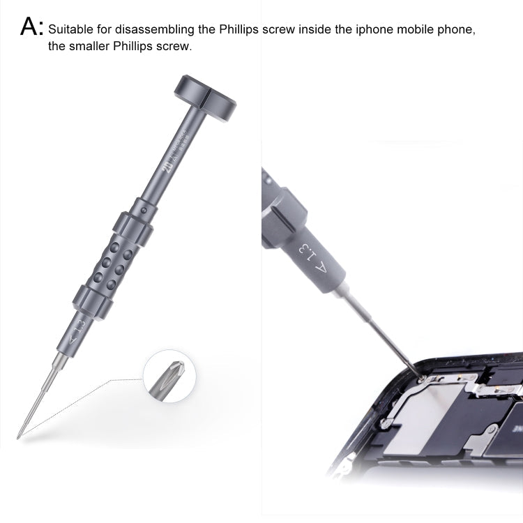 QIANLI 5 in 1 Multi-purpose 2D Grenade Magnetic Screwdriver Set