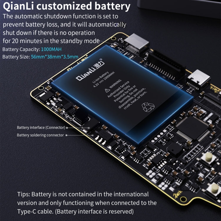 Qianli Apollo Interstellar One Multifunctional Restore Detection Device (International Edition) For iPhone 11/11 Pro Max/11 Pro/X/XS/XS Max/XR/8/8 Plus/7/7 Plus