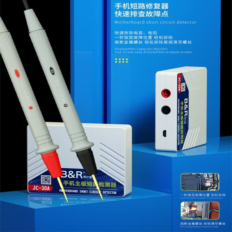 B&R JC-30A Super Current Mobile Phone Motherboard Short-Circuit Detector Repairer Tool