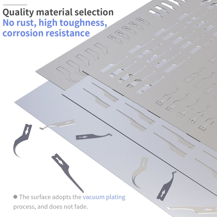 18 Kinds 3 in 1 CPU IC Glue Remove Handmade Knife, MA:2.0