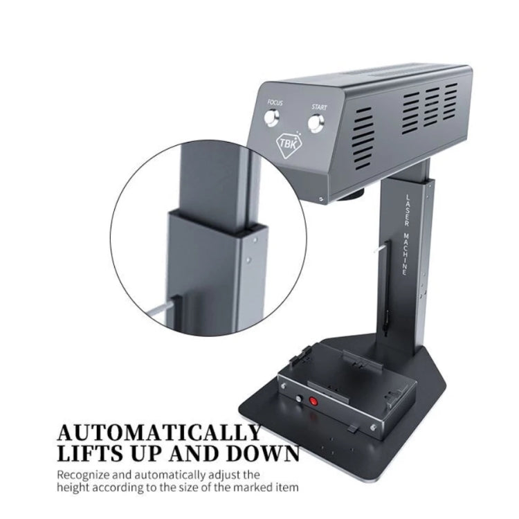 TBK-958M Laser Marking Machine Auto Focus Frame Separator 2 in 1 Engraving Equipment, AU Plug
