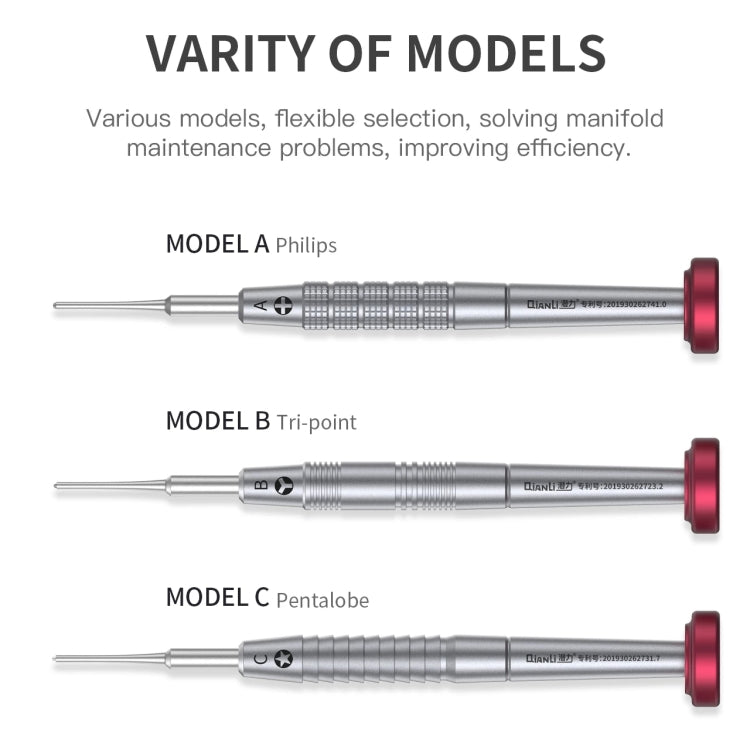 Qianli iFlying 3D Aluminum Handle Anti-slip Screwdriver, Philips