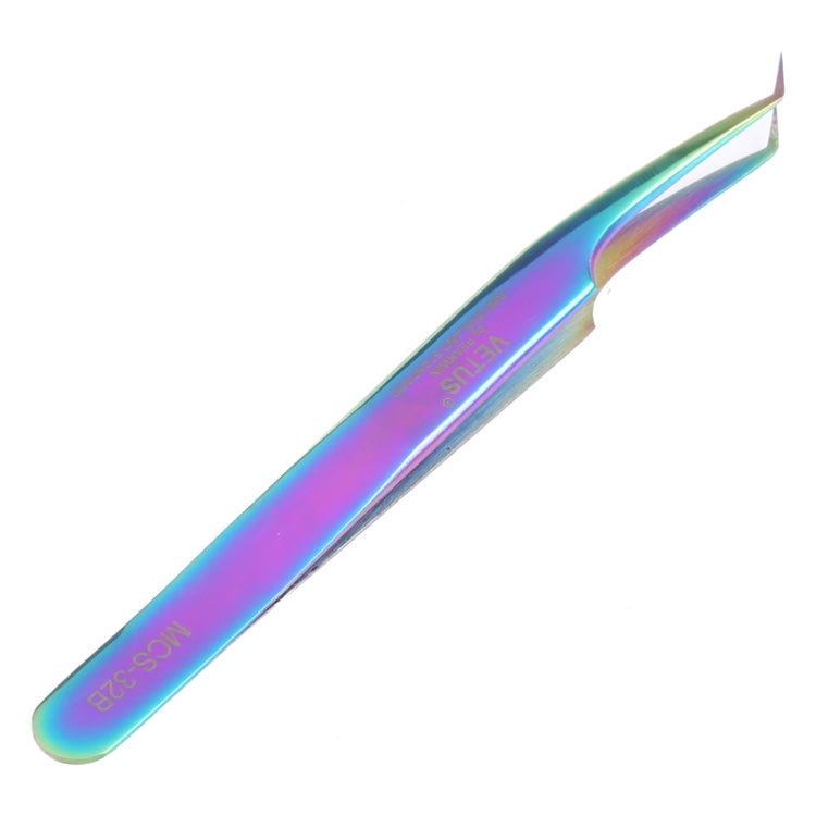 Vetus MCS-32B Bright Color Curved Tweezers