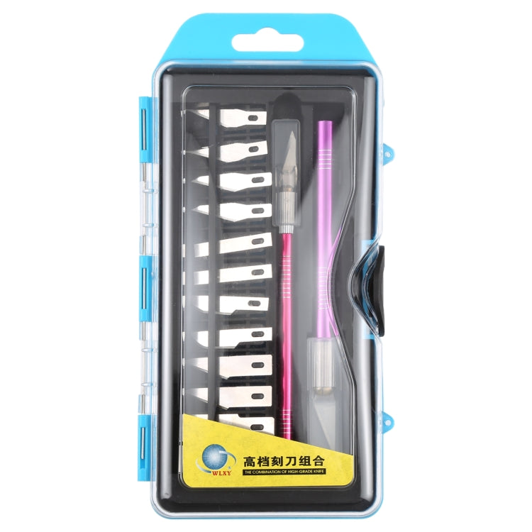 WLXY-9312 14 in 1 Non-Slip Metal Handle Engraving Cutter