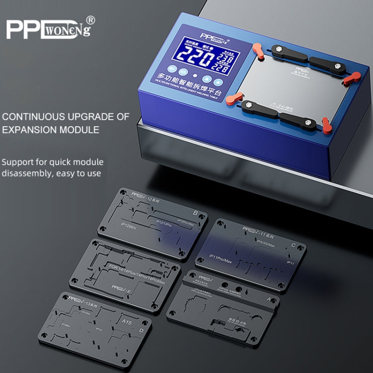 PPD Multifunctional Intelligent Desoldering Platform for iPhone 11 to 14 Pro Max, EU Plug
