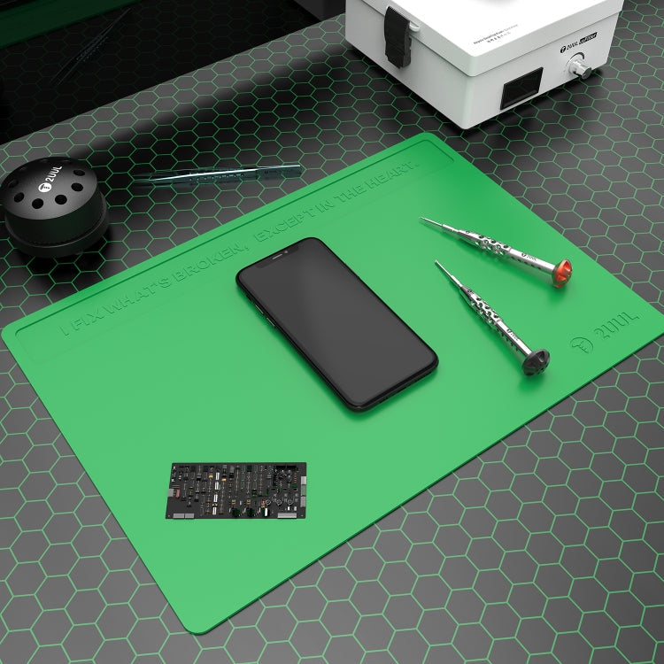 2UUL Heat Resisting Silicone Pad, Size: 40 x 28cm (Green)
