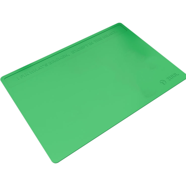 2UUL Heat Resisting Silicone Pad, Size: 40 x 28cm (Green)