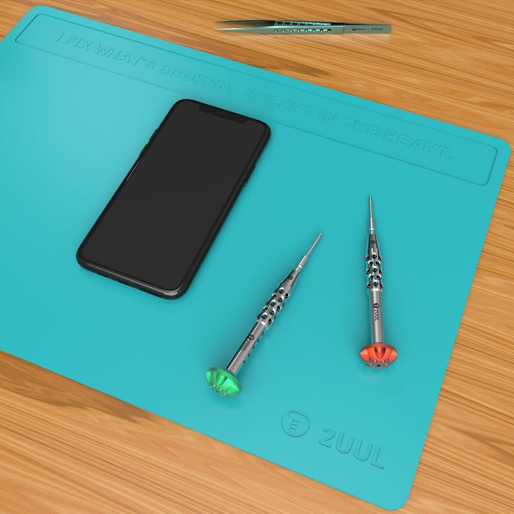 2UUL Heat Resisting Silicone Pad, Size: 40 x 28cm (Blue)