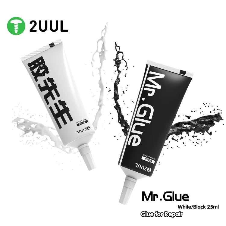 2UUL Mr Glue 25ml Strong Adhesive for Repair (White)