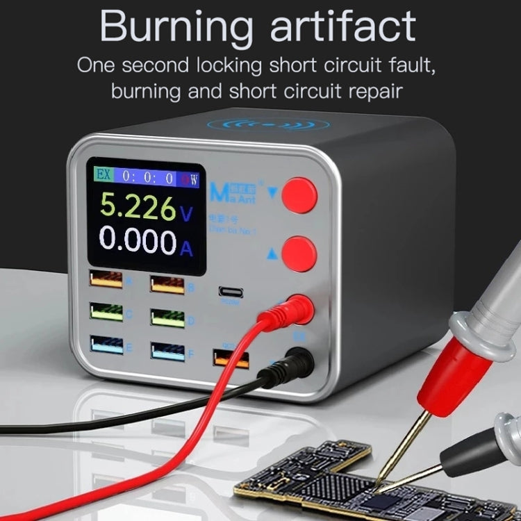 MaAnt Dianba NO.1 Multi-port Wireless USB PD Charger, EU Plug