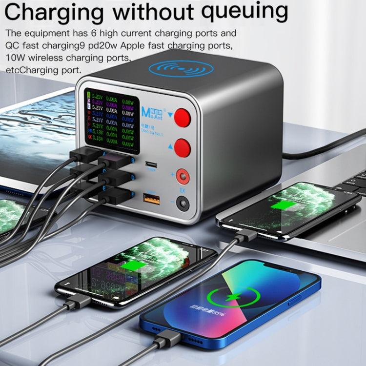 MaAnt Dianba NO.1 Multi-port Wireless USB PD Charger, EU Plug