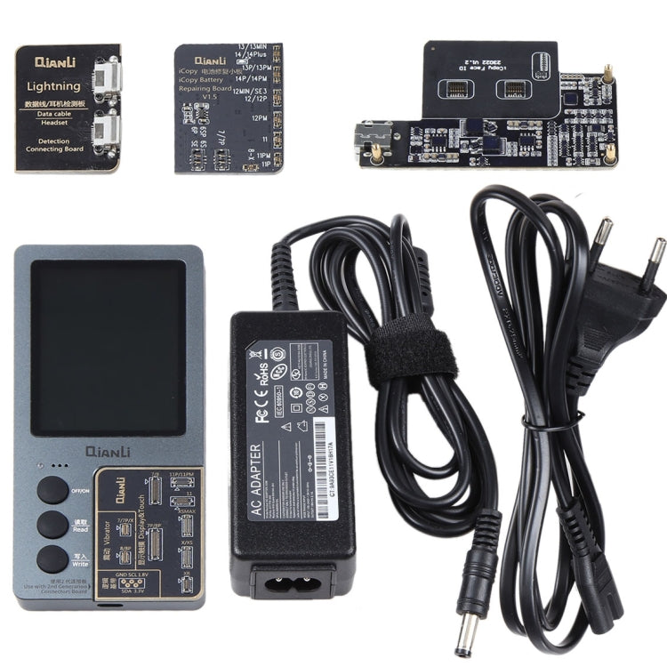 For iPhone 6 - 14 Pro Max 5 in 1 Qianli iCopy Plus 2.2 Repair Detection Programmer Set