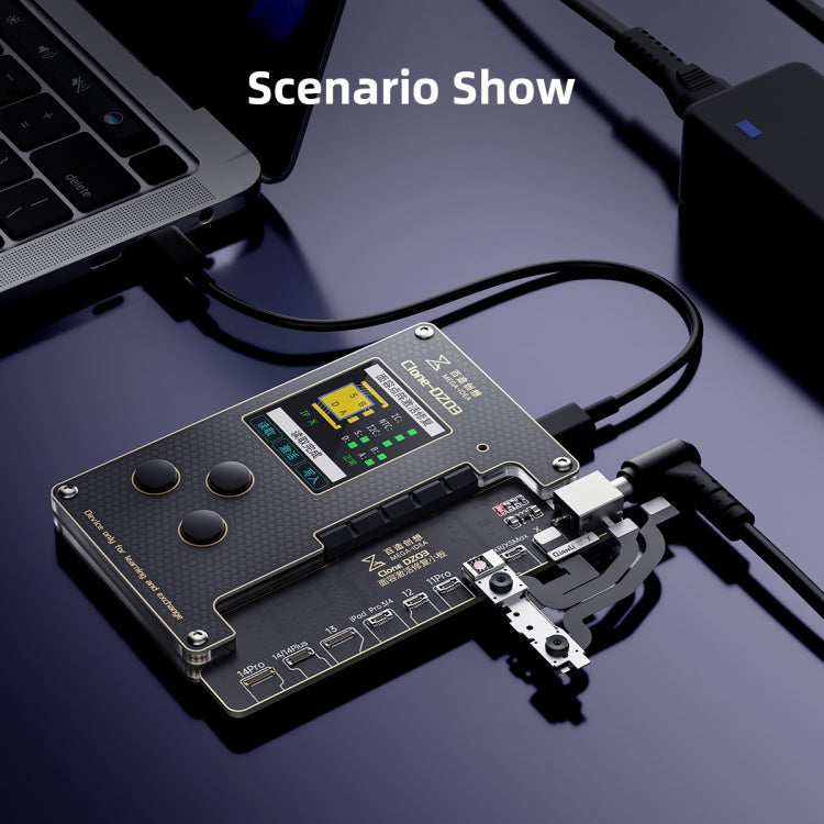 MEGA-IDEA Clone DZ03 Battery Activation & Face ID Dot Matrix Programmer for iPhone 8-14 Pro Max, Plug: EU