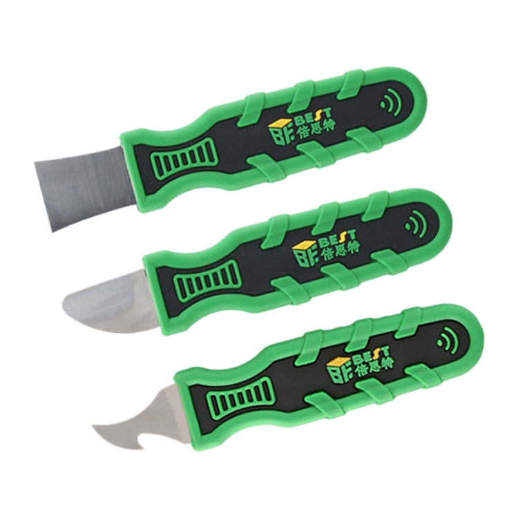 BEST BST-138 / 139 / 140 3 in 1 Mobile Phone Disassembly Stainless Steel Clean Kit