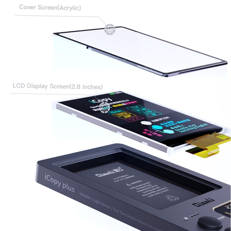 For iPhone 6 - 14 Pro Max 3 in 1 Qianli iCopy Plus 2.2 Repair Detection Programmer Set