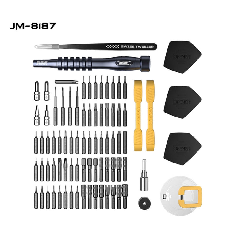 JAKEMY JM-8187 83 in 1 Magnetic Screwdriver Set