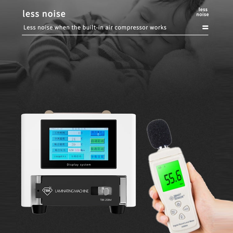 TBK 208M 3 in 1 Mini LCD Screen Vacuum Laminating Machine, EU Plug