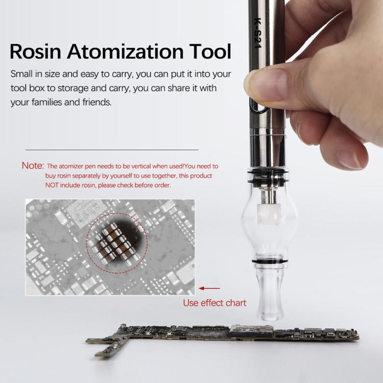 Kaisi K-S21 Rosin Pen Rosin Atomization Machine Short Circuit Detector(Black)