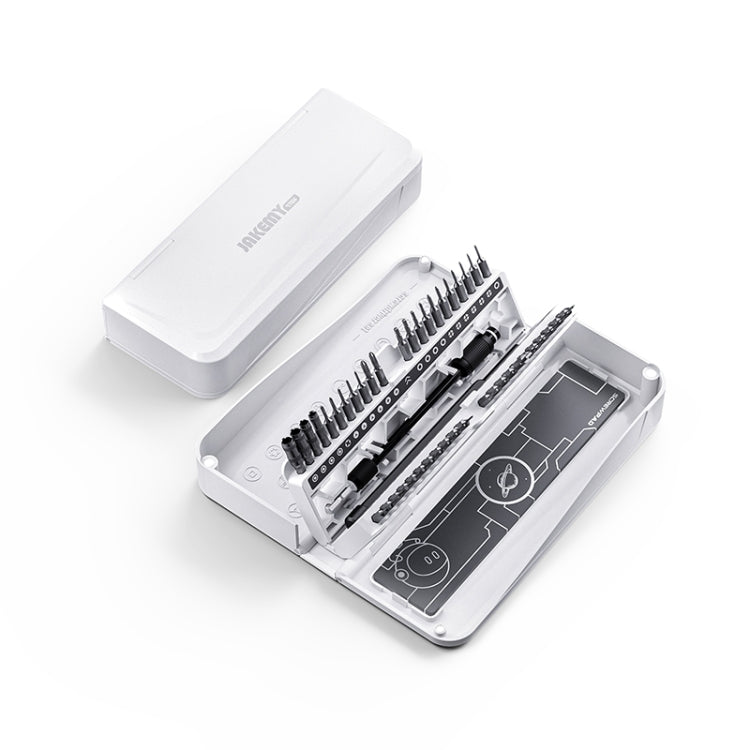 JAKEMY JM-8180 47 in 1 CR-V Precision Magnetic Screwdriver Set (White)
