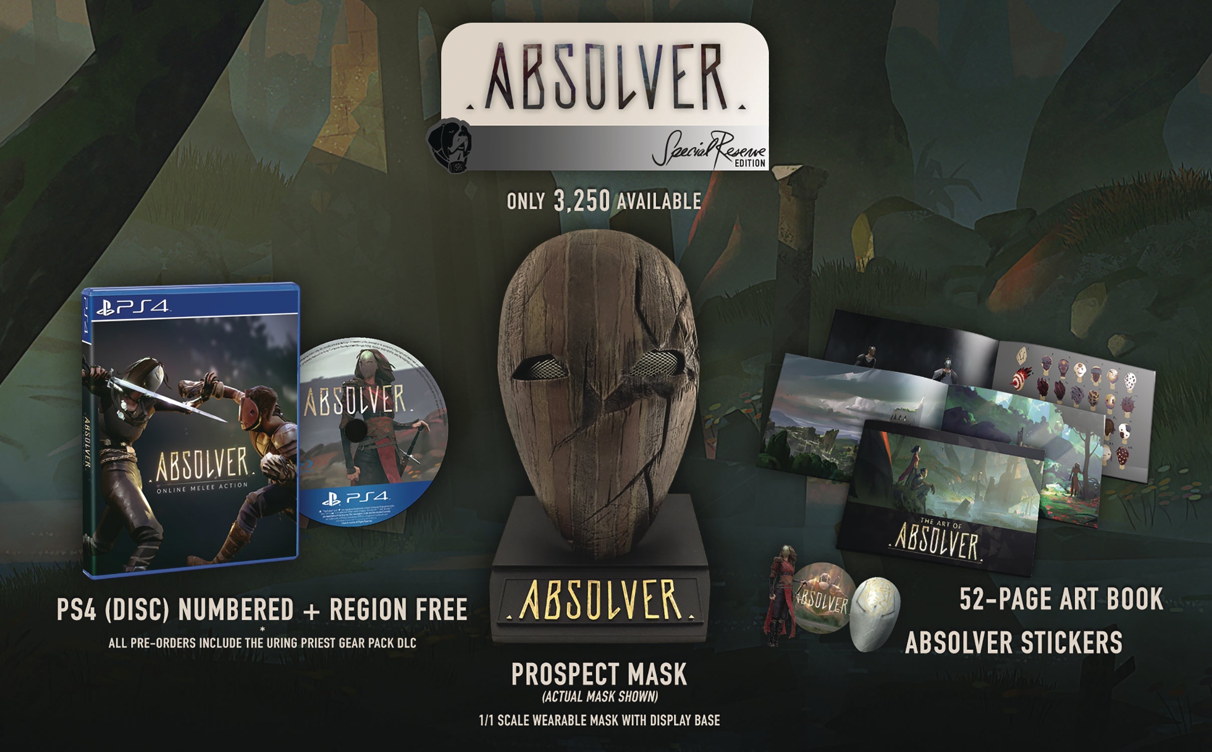 Absolver Prospect Mask Special Reserve Edition (Playstation 4)