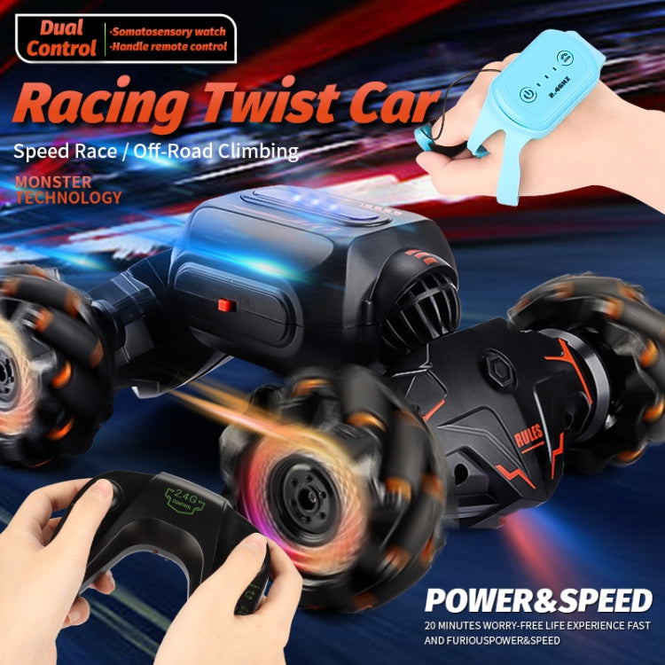 MoFun JC02 2.4G remote control twist multi-function stunt car Dual control For Orange For Green