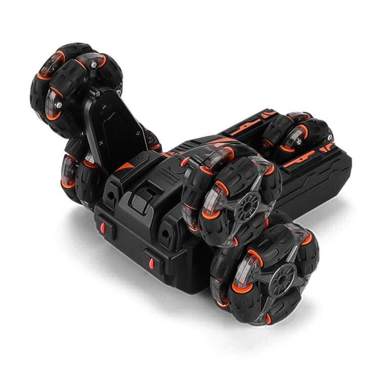 MoFun Five-wheeled Stunt Car 360-degree Swing Arm 2.4G Multifunctional RC Car, Specifications:Single(Black)