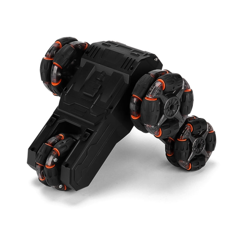MoFun Five-wheeled Stunt Car 360-degree Swing Arm 2.4G Multifunctional RC Car, Specifications:Dual(Black)