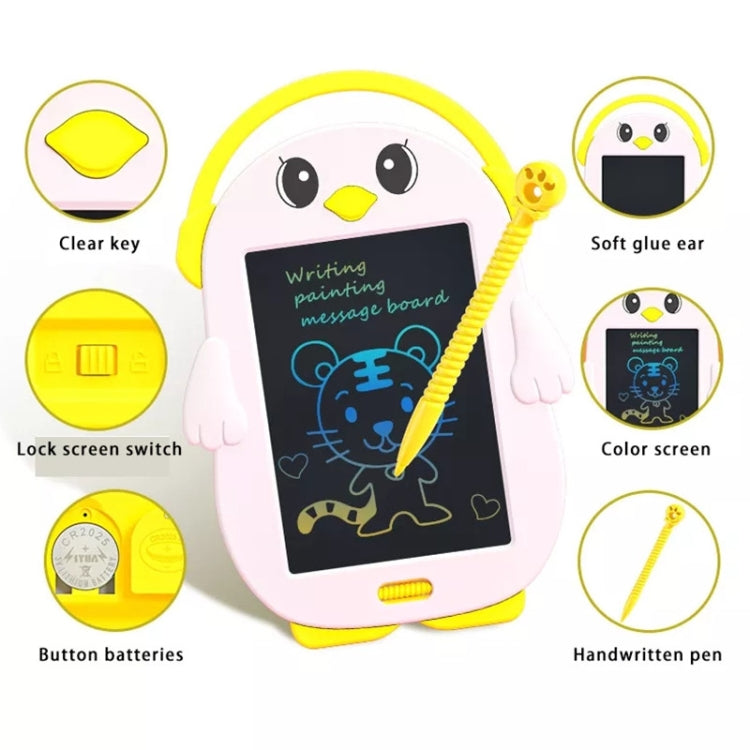 HYD-8511 Cartoon Kids LCD ABS Graffiti Drawing Colorful Hands Writing Board