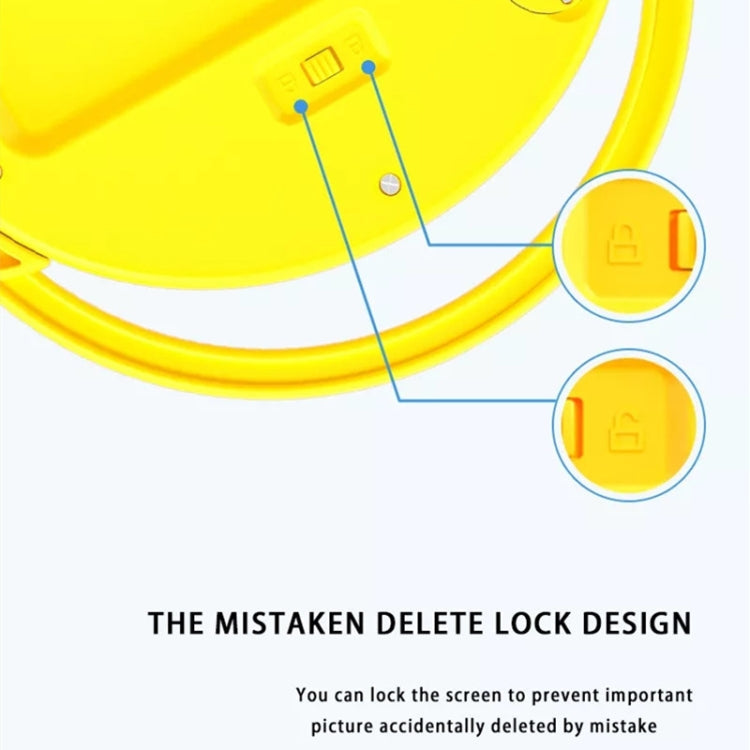 HYD-8511 Cartoon Kids LCD ABS Graffiti Drawing Colorful Hands Writing Board