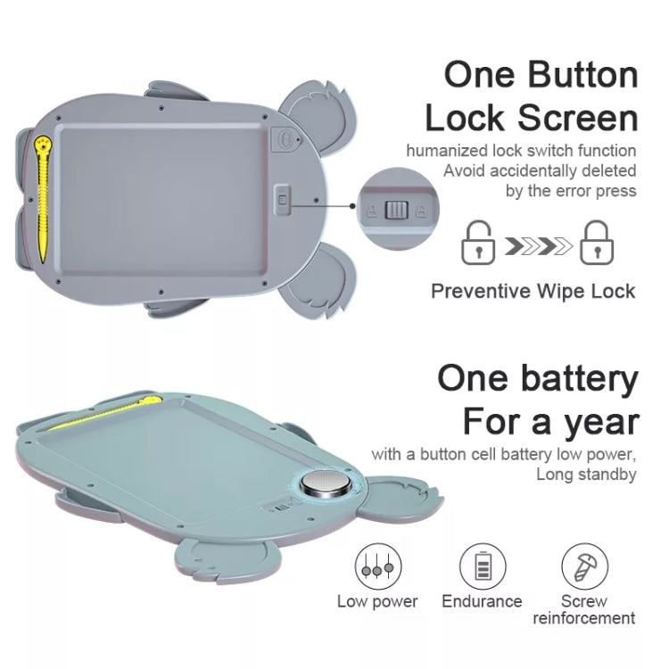 HYD-8511 Cartoon KIds LCD ABS Graffiti Drawing Colorful Hands Writing Board