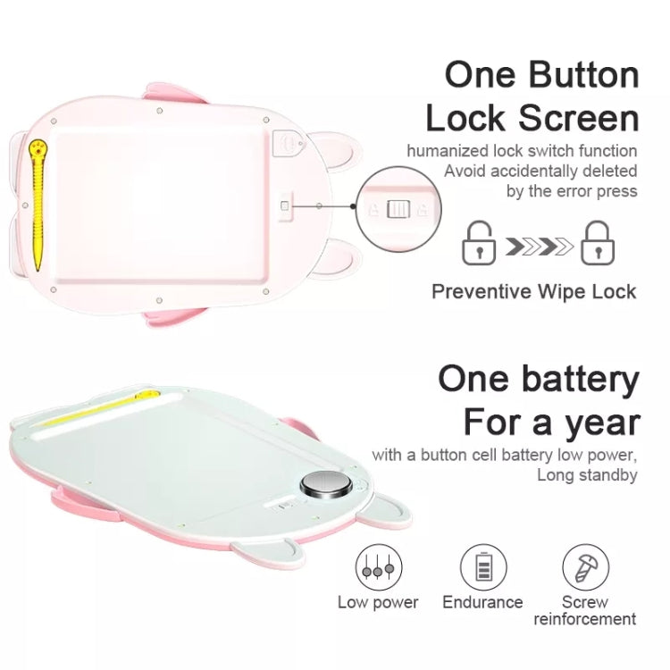 HYD-8511 Cartoon KIds LCD ABS Graffiti Drawing Colorful Hands Writing Board