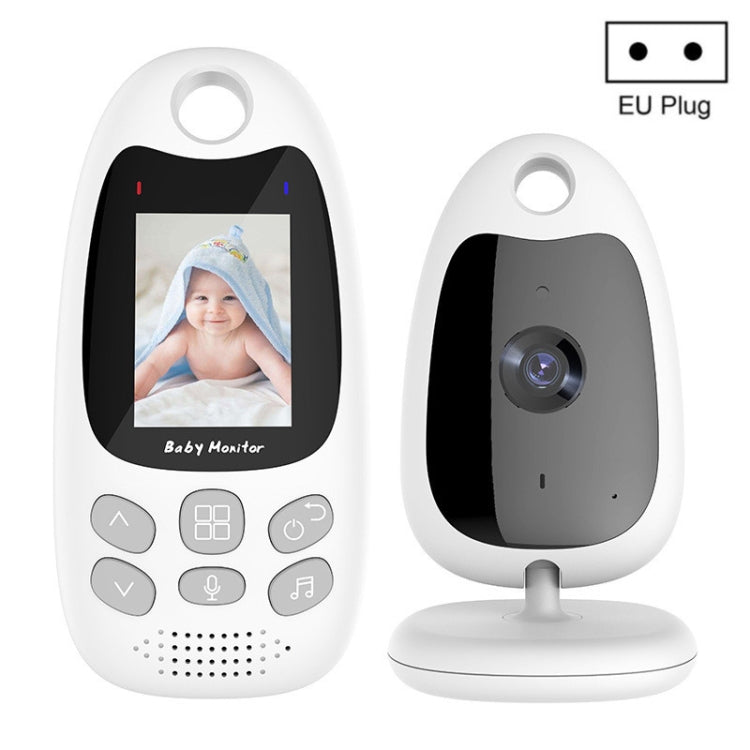 VB610 Baby Monitor Camera Wireless Two-way Talk Back Baby Night Vision IR Monitor(EU Plug)