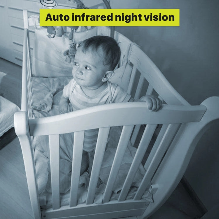 SM650 Wireless Video Baby Camera Intercom Night Vision Temperature Monitoring Cam(AU Plug)