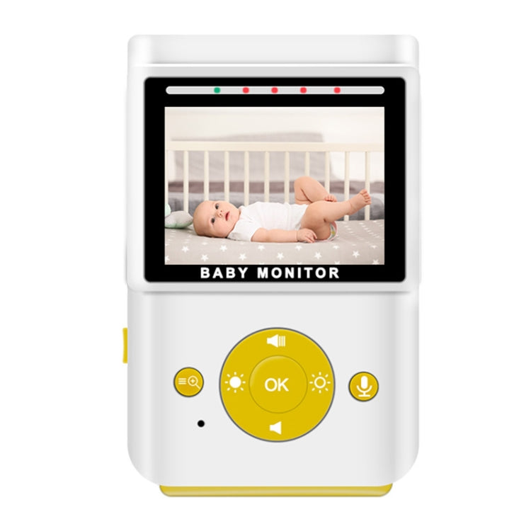 855P 2.4 inch Home Wireless Yellow Baby Monitor with Baby Surveillance Camera(US Plug)