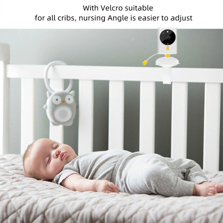 855P 2.4 inch Home Wireless Yellow Baby Monitor with Baby Surveillance Camera(EU Plug)