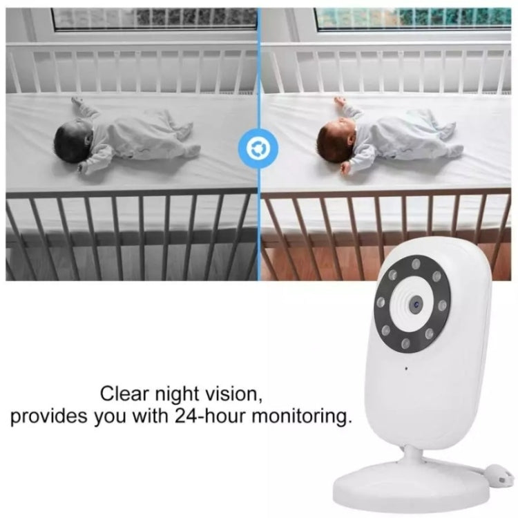 835P 3.5 inch Video Wireless Baby Monitor IR Night Vision Voice Security Camera(US Plug)