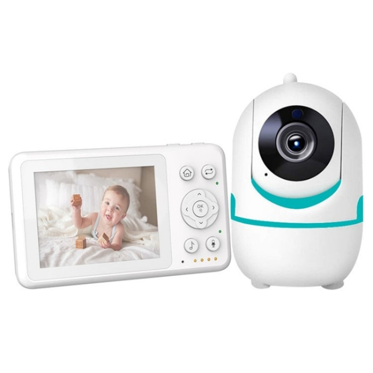 D031 2 Way Voice Built-in Lullabies Home Baby Security Camera 3.2-inch LCD Baby Monitor(EU Plug)