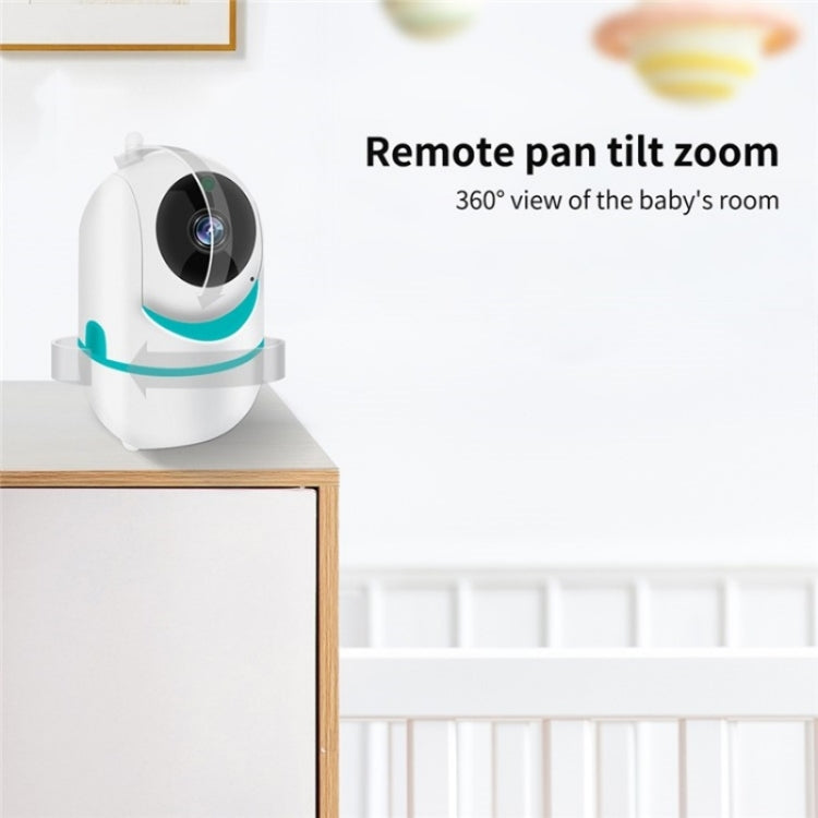 D031 2 Way Voice Built-in Lullabies Home Baby Security Camera 3.2-inch LCD Baby Monitor(UK Plug)