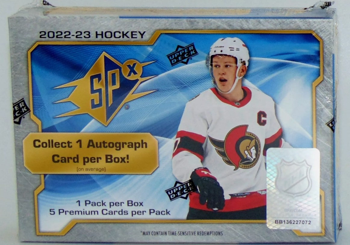 2022-23 Upper Deck SPX Hockey Hobby Box