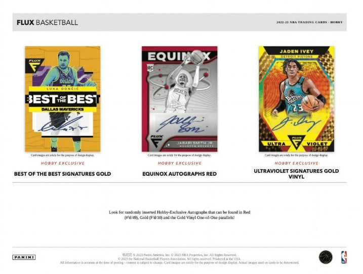 2022-23 Panini Flux Basketball Hobby Box