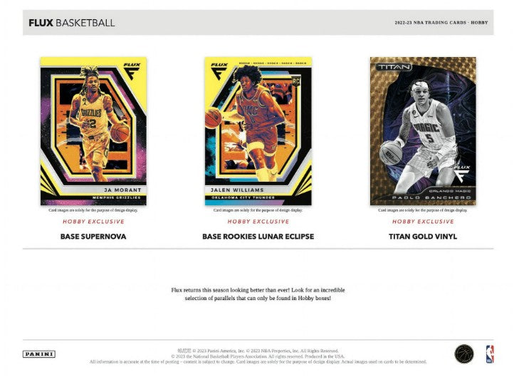 2022-23 Panini Flux Basketball Hobby Box