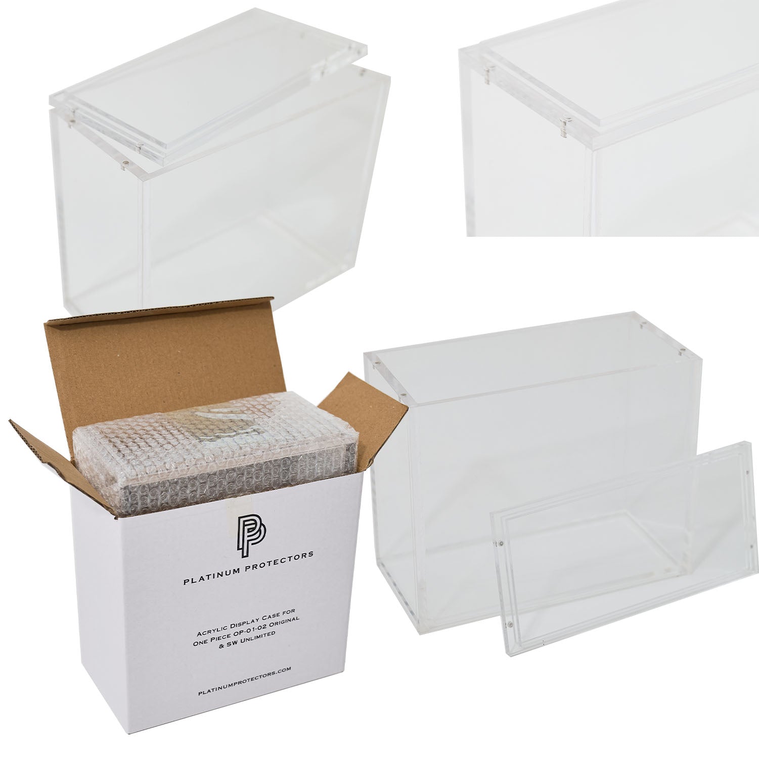 Premium Acrylic Case for Star Wars Unlimited Booster Box with Magnetic Top